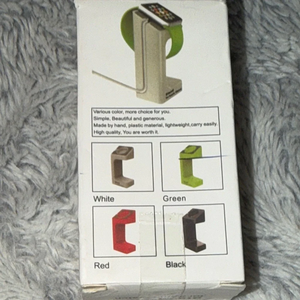 Green Apple Watch Charging Stand Dock for 38mm and 42mm Models X00148XXO3